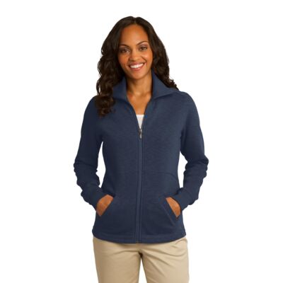 Ladies Slub Fleece Full Zip Jacket Thumbnail