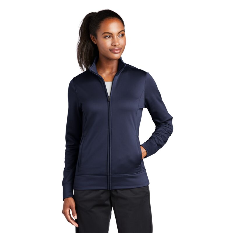 Ladies Sport Wick ® Fleece Full Zip Jacket Thumbnail