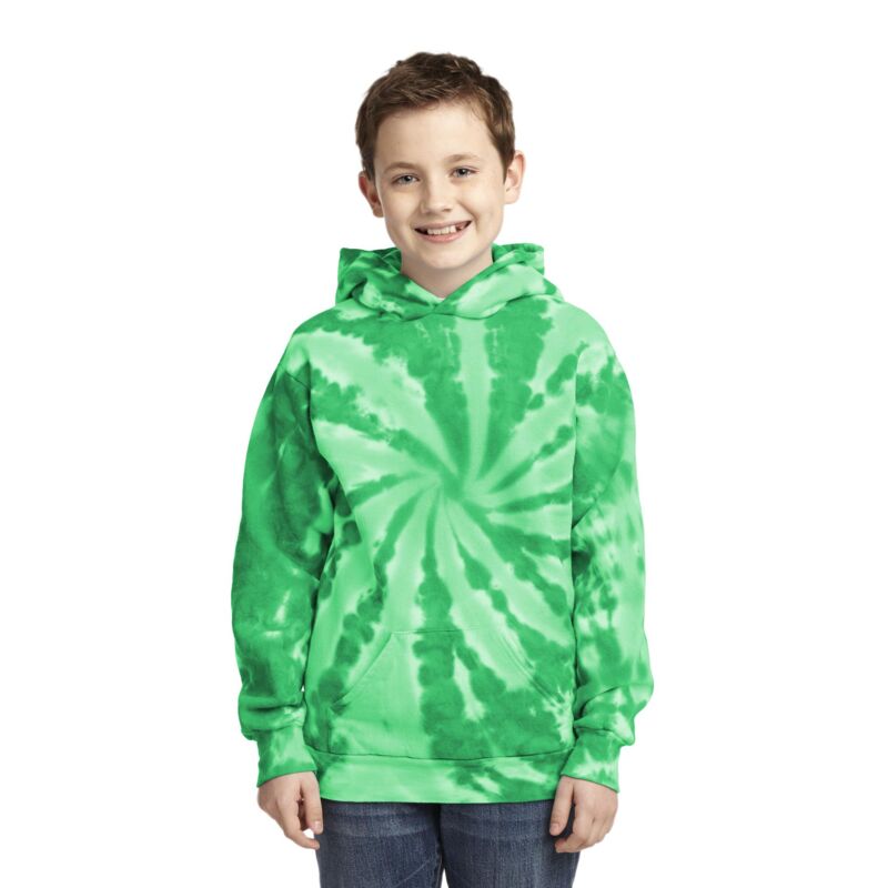 Youth Tie Dye Pullover Hooded Sweatshirt Thumbnail
