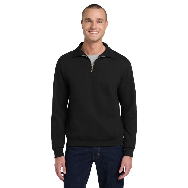Super Sweats ® 1/4 Zip Sweatshirt with Cadet Collar Thumbnail