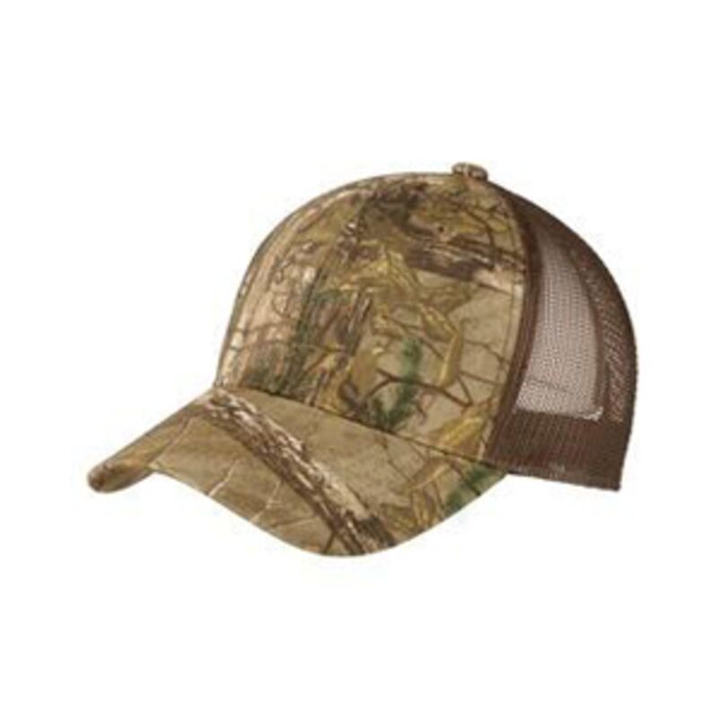 Structured Camouflage Mesh Back Cap Thumbnail