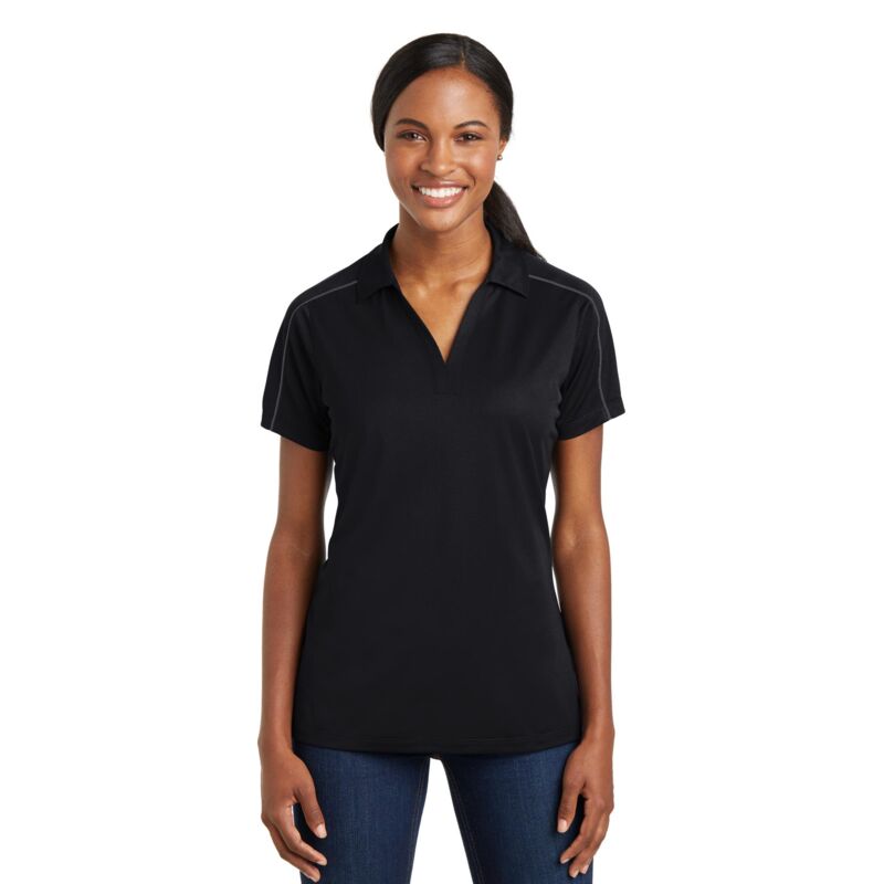 Ladies Micropique Sport Wick ® Piped Polo Thumbnail