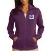 Ladies Slub Fleece Full Zip Jacket Thumbnail